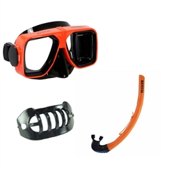 Orange Spirit 2 Mask w/ snorkel